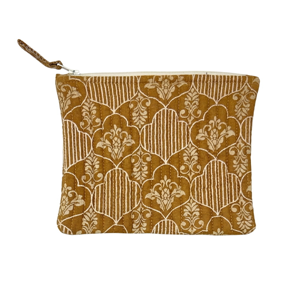Midi Quilted Pouch - Sunrise Yellow