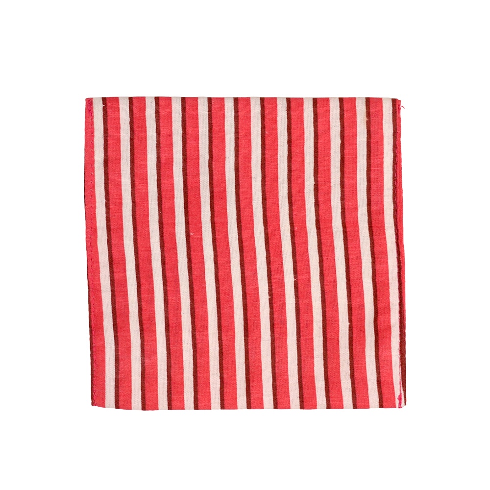 Premium Cotton Sanitary Pad Pouch (Set of 2) – Classic Candy Stripes - Image 3