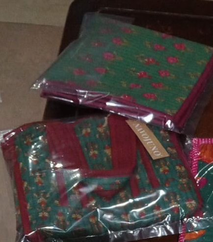 Botanical Blossom Pooja Bag with Asana | Handcrafted Jaipur-Printed Pooja Kit Organizer