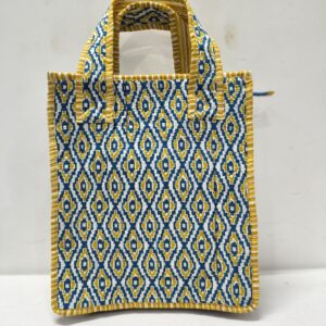 Mustard Kilim Companion Bag | Handcrafted Everyday Tote for Books, Picnics & More