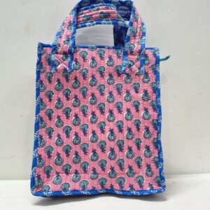 Pink Bloom Companion Bag | Handcrafted Everyday Tote for Books, Picnics & More