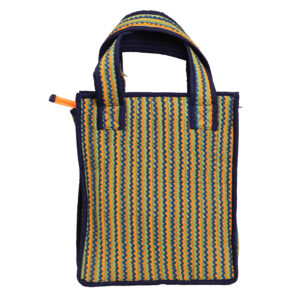 Blue Fiesta Tiffin Tote | Handcrafted Printed Cotton Bags