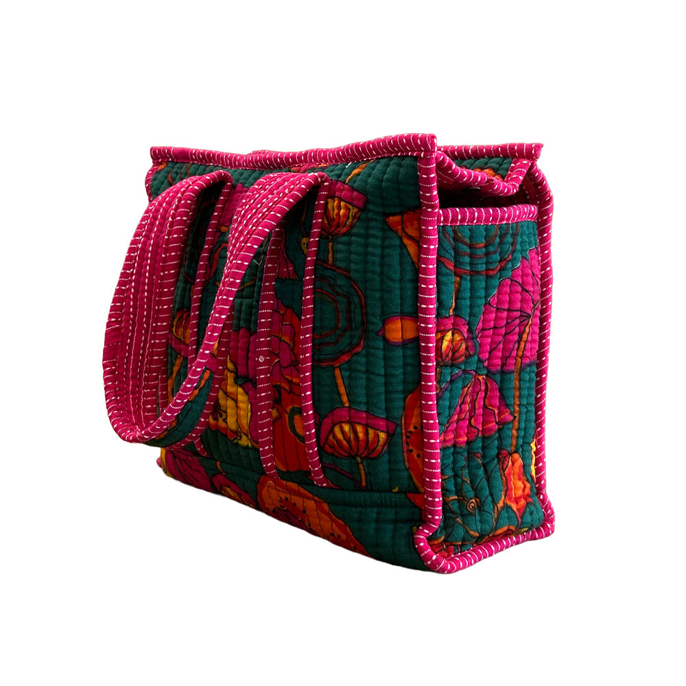 Wild-flower Pooja Bag with Asana - Image 2