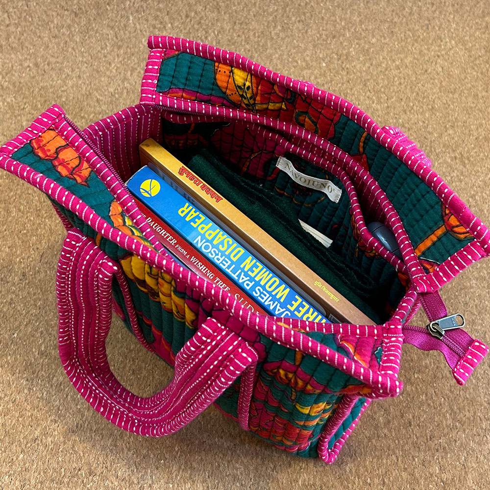 Wild-flower Pooja Bag with Asana - Image 3