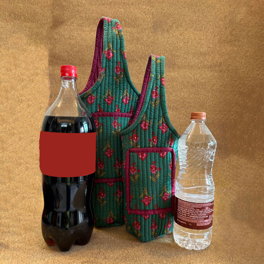 Botanical Blossom Bottle Cover with Mobile Pocket Outside (2-2.5 l) - Image 4